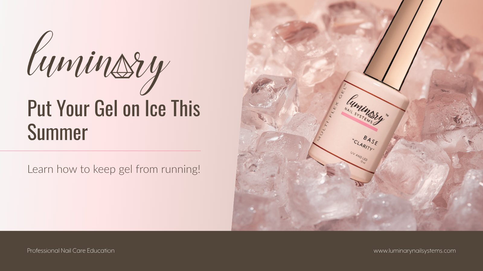 Put Your Gel on Ice: How to Keep Gel from Running in Summer Heat
