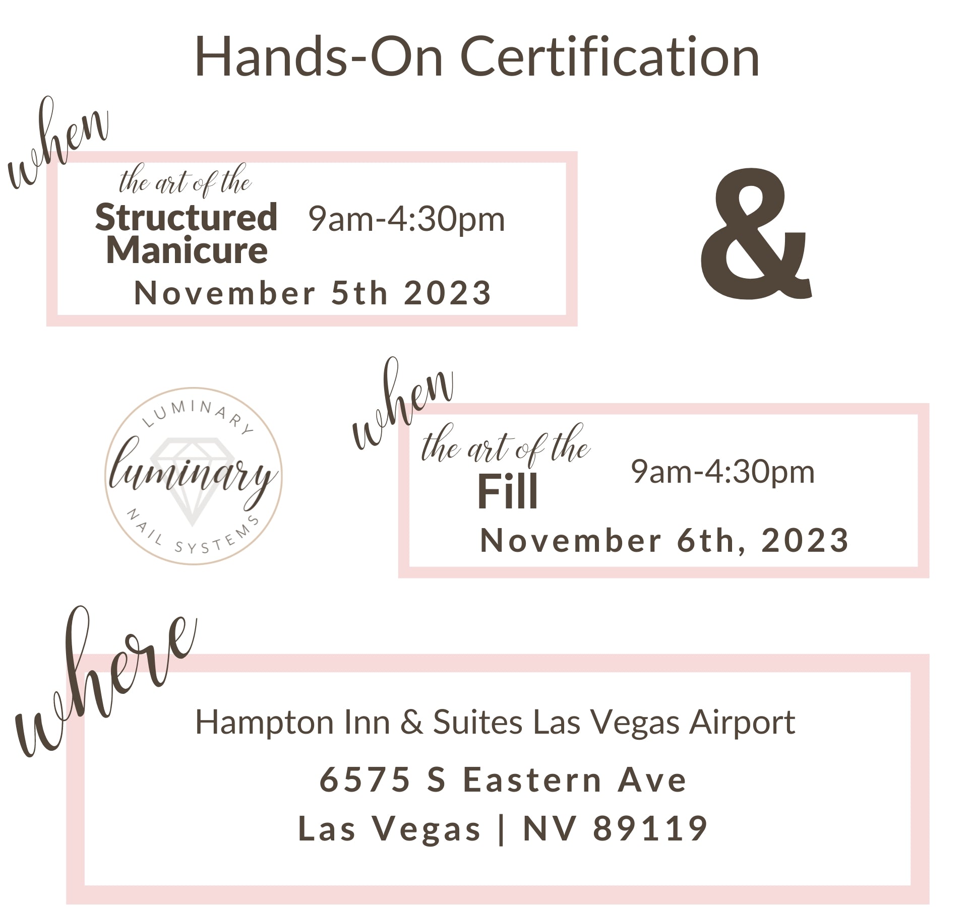 HANDS-ON 2 DAY Certification Class - Las Vegas, NV  🥳